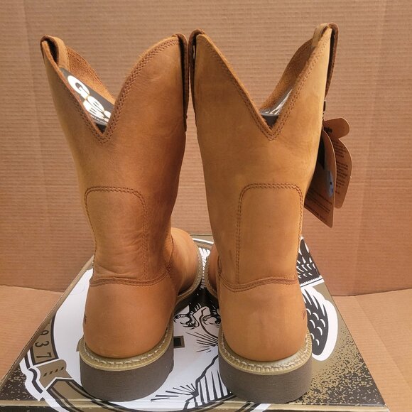 Georgia Boot G5814 11" Wellington Oil & Slip Resistant Boots Size: 9.5 Chestnut - Picture 4 of 10